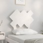 vidaXL Cabecero de cama madera maciza de pino blanco 72,5x3x81 cm vidaXL Cabecero de cama madera maciza de pino blanco 72,5x3x81 cm