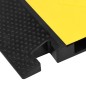 vidaXL Rampas protectoras de cables con 5 canales goma 90 cm vidaXL Rampas protectoras de cables con 5 canales goma 90 cm
