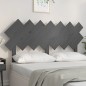 vidaXL Cabecero de cama madera maciza de pino gris 151,5x3x81 cm vidaXL Cabecero de cama madera maciza de pino gris 151,5x3x81 cm