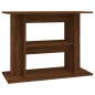 vidaXL Soporte para acuario madera ingeniería roble marrón 80x35x60 cm vidaXL Soporte para acuario madera ingeniería roble marrón 80x35x60 cm