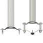 vidaXL Toldo lateral retráctil para patio marrón 140x300 cm vidaXL Toldo lateral retráctil para patio marrón 140x300 cm