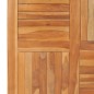 vidaXL Superficie de mesa cuadrada madera maciza de teca 90x90x2,5 cm