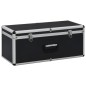 vidaXL Cajas de almacenamiento 3 unidades aluminio negro vidaXL Cajas de almacenamiento 3 unidades aluminio negro