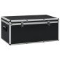 vidaXL Cajas de almacenamiento 3 unidades aluminio negro vidaXL Cajas de almacenamiento 3 unidades aluminio negro