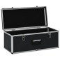 vidaXL Cajas de almacenamiento 3 unidades aluminio negro vidaXL Cajas de almacenamiento 3 unidades aluminio negro