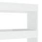 vidaXL Estantería/divisor de espacios blanco brillante 100x30x135 cm vidaXL Estantería/divisor de espacios blanco brillante 100x30x135 cm