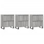 vidaXL Aparadores 3 uds madera contrachapada gris Sonoma vidaXL Aparadores 3 uds madera contrachapada gris Sonoma