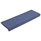 vidaXL Alfombrillas de escalera 10 unidades azul 65x21x4 cm vidaXL Alfombrillas de escalera 10 unidades azul 65x21x4 cm