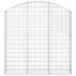 vidaXL Cesta gaviones forma arco hierro galvanizado 150x30x140/160 cm vidaXL Cesta gaviones forma arco hierro galvanizado 150x30x140/160 cm