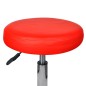 vidaXL Taburete de oficina rojo vidaXL Taburete de oficina rojo