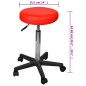 vidaXL Taburete de oficina rojo vidaXL Taburete de oficina rojo
