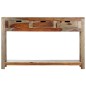 vidaXL Mesa consola con 3 cajones madera maciza sheesham 120x30x75cm