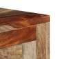 vidaXL Mesa consola con 3 cajones madera maciza sheesham 120x30x75cm