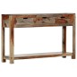 vidaXL Mesa consola con 3 cajones madera maciza sheesham 120x30x75cm