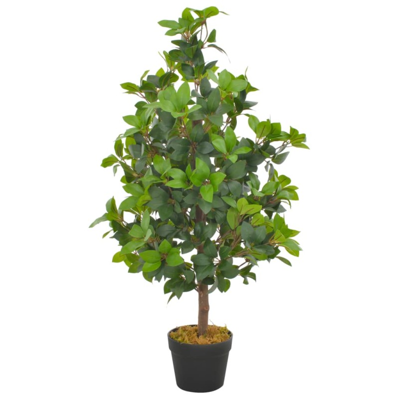 vidaXL Planta artificial árbol de laurel con macetero 90 cm verde vidaXL Planta artificial árbol de laurel con macetero 90 cm verde