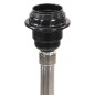vidaXL Lámpara de trípode madera maciza de teca marrón y gris 141 cm vidaXL Lámpara de trípode madera maciza de teca marrón y gris 141 cm