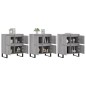 vidaXL Aparadores 3 uds madera contrachapada gris Sonoma vidaXL Aparadores 3 uds madera contrachapada gris Sonoma