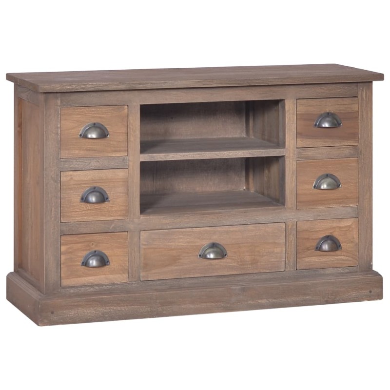vidaXL Aparador de madera maciza de teca 90x30x58 cm