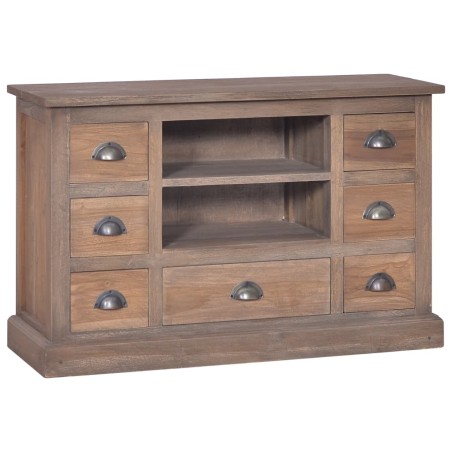 vidaXL Aparador de madera maciza de teca 90x30x58 cm