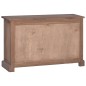 vidaXL Aparador de madera maciza de teca 90x30x58 cm