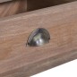 vidaXL Aparador de madera maciza de teca 90x30x58 cm