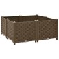 vidaXL Arriate de polipropileno 80x80x38 cm