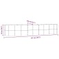 vidaXL Jardinera arriate acero recubrimiento polvo marrón 367x140x68cm vidaXL Jardinera arriate acero recubrimiento polvo marrón 367x140x68cm