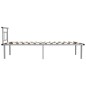 vidaXL Estructura de cama de metal gris 100x200 cm vidaXL Estructura de cama de metal gris 100x200 cm