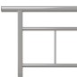 vidaXL Estructura de cama de metal gris 100x200 cm vidaXL Estructura de cama de metal gris 100x200 cm