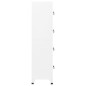 vidaXL Taquilla de acero blanco 38x45x180 cm
