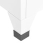 vidaXL Taquilla de acero blanco 38x45x180 cm