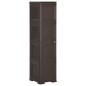 vidaXL Armario de plástico diseño de madera marrón 40x43x164 cm vidaXL Armario de plástico diseño de madera marrón 40x43x164 cm