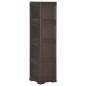 vidaXL Armario de plástico diseño de madera marrón 40x43x164 cm vidaXL Armario de plástico diseño de madera marrón 40x43x164 cm