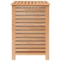 vidaXL Cesto para la ropa madera maciza de nogal 45x45x65 cm vidaXL Cesto para la ropa madera maciza de nogal 45x45x65 cm