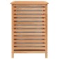 vidaXL Cesto para la ropa madera maciza de nogal 45x45x65 cm vidaXL Cesto para la ropa madera maciza de nogal 45x45x65 cm