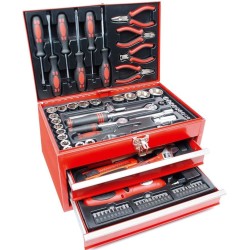 Brüder Mannesmann Set de herramientas manuales 155 Piezas  29066