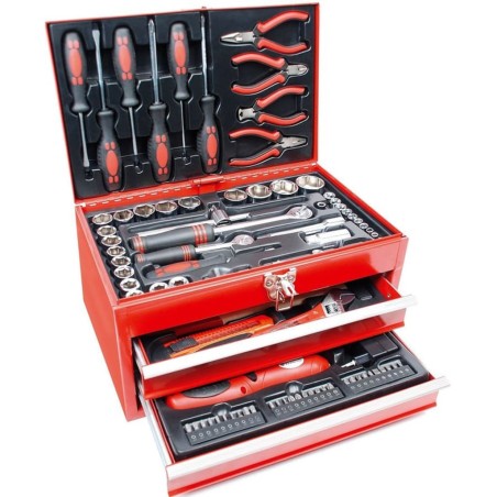 Brüder Mannesmann Set de herramientas manuales 155 Piezas  29066