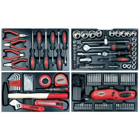 Brüder Mannesmann Set de herramientas manuales 155 Piezas  29066