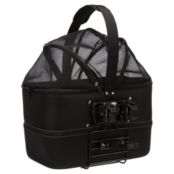 TRIXIE Cesta delantera de bicicleta para mascotas negro 41x47x29 cm