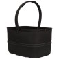 TRIXIE Cesta delantera de bicicleta para mascotas negro 41x47x29 cm