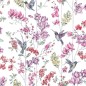 DUTCH WALLCOVERINGS Papel pintado colibrí rosa DUTCH WALLCOVERINGS Papel pintado colibrí rosa