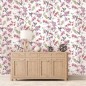 DUTCH WALLCOVERINGS Papel pintado colibrí rosa DUTCH WALLCOVERINGS Papel pintado colibrí rosa
