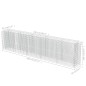 vidaXL Arriate de gaviones de acero 450x50x100 cm vidaXL Arriate de gaviones de acero 450x50x100 cm