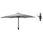 ProGarden Sombrilla Monica gris claro 270 cm ProGarden Sombrilla Monica gris claro 270 cm