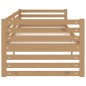 vidaXL Sofá cama madera maciza de pino marrón miel 90x200 cm vidaXL Sofá cama madera maciza de pino marrón miel 90x200 cm