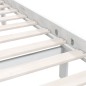vidaXL Estructura de cama de madera maciza de pino blanco 120x200 cm