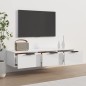 vidaXL Armario de pared madera contrachapada blanco brillo 102x30x20cm vidaXL Armario de pared madera contrachapada blanco brillo 102x30x20cm