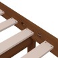 vidaXL Estructura de cama madera maciza marrón miel 120x190 cm vidaXL Estructura de cama madera maciza marrón miel 120x190 cm