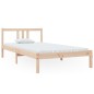 vidaXL Estructura de cama madera maciza 100x200 cm vidaXL Estructura de cama madera maciza 100x200 cm