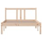 vidaXL Estructura de cama madera maciza 100x200 cm vidaXL Estructura de cama madera maciza 100x200 cm